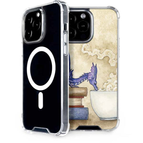 Whats in Here Coffee Dragon by Amy Brown iPhone Cases